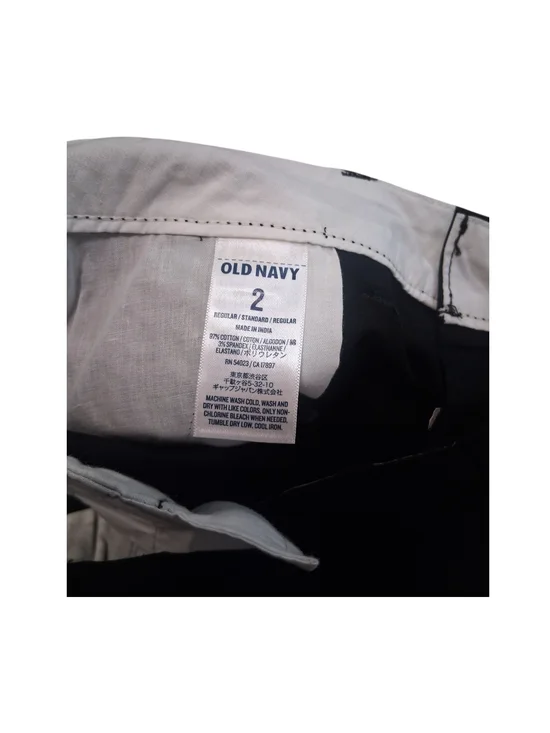 Old Navy Black Chino Shorts Womens Size 2 - Picture 4 of 8